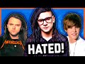 MOST HATED ARTISTS: Metallica, Skrillex & Justin Bieber