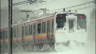 E129系B6編成 信越本線下り普通447M 長岡→新潟→内野