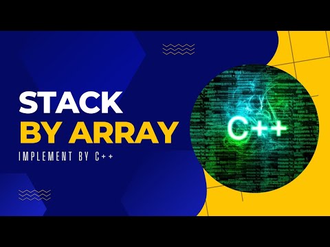 Implement of stack using array #stack #c