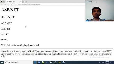 BCA104-Internet Technology : HTML Lecture - 5 : Kadi Sarva Vishwavidyalaya