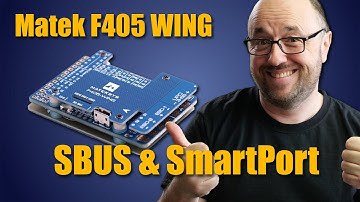 How to: Matek F405 Wing, INAV, SBUS and SmartPort