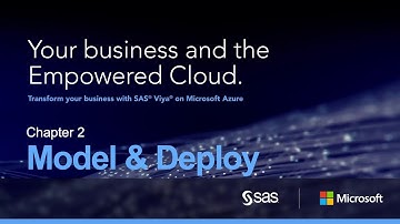 SAS Viya on Microsoft Azure | Demo Part 2: Model and Deploy