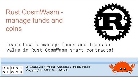 Rust CosmWasm - managing funds and transfer coins in smart contracts