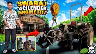 SwaraJohn Deere Is Ready! 😉 स्वराज का इंजन बाहर, जॉन डियर का इंजन अंदर 