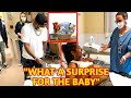 Ashanti in tears  of joy as nelly surprise her with baby gift for their unborn baby in the hospital