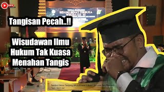 TANGISAN PECAH..!! WISUDAWAN ILMU HUKUM TAK KUASA MENAHAN TANGIS ~ ibu medley Titip Rindu Buat Ayah