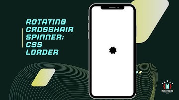 12. Rotating Crosshair Spinner | CSS Loader Animation #css #webdevelopment #react