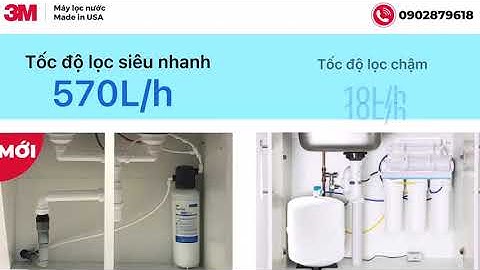 Máy Lọc Nước 3M Thế Hệ Mới Cho Nhà Bếp