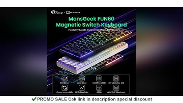 Akko MonsGeek FUN60 Mechanical Keyboard Magnetic Switch 60% Gaming Keyboards Rapid Trigger 0.01mm 8K