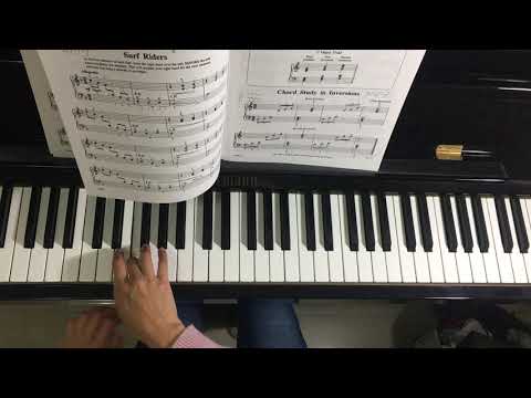 Surf Riders (P.8) - Michael Aaron Piano Course Lessons Grade 2