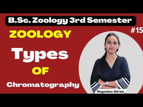 Types Of Chromatography | B.Sc. Zoology 3rd Semester | Nayanima Ma'am |
