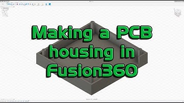 Tutorial request - Making a PCB housing in Fusion 360  (using projections and mirroing)
