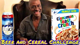 Cinnamon Toast Crunch Challenge With Beer 