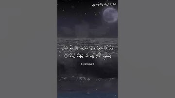سورة الجن من آية 6 إلى آية 10 بصوت الشيخ ياسر الدوسري♥♥