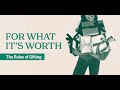 For What It's Worth Episode 9: The Rules of Gifting