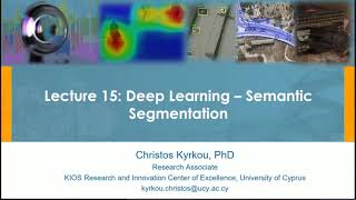 Famous Lecture 15: Deep Learning - Semantic Segmentation (Part 1) Profile