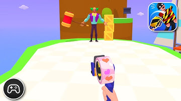 Tape Thrower: Stickers Gun - Gameplay Walkthrough Part 9 - Basic Game To Play (iOS, Android)