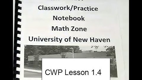 CWP 1.4 Square Roots & Order of Operations