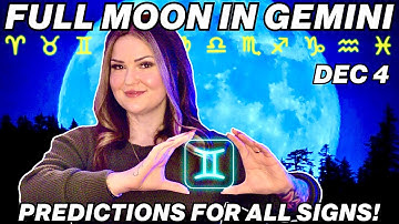 🌙 Full Moon in Gemini 2025 | Tarot & Astrology for ALL 12 Signs! ♊