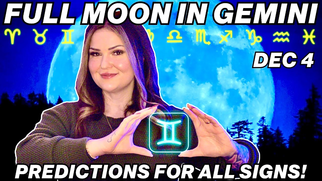 🌙 Full Moon in Gemini 2025 | Tarot & Astrology for ALL 12 Signs! ♊