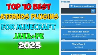 Top 10 Best Aternos plugins For 1.20 In Hindi | Best Plugins For Smp