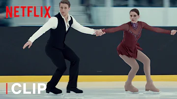 Kat & Justin's Short Program Ice Skating Routine | Spinning Out | Netflix