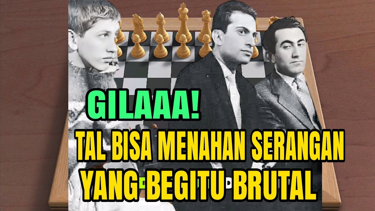 SERU BANGET! LUAR BIASA serangan Bobby Fischer! Fischer vs tak 1959