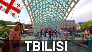 Tbilisi Georgia Walking Tour 2022 4K Walk Travel Vlog 🇬🇪 თბილისი