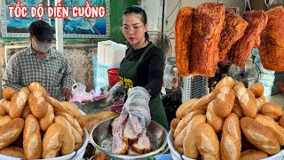 🟢Chặt heo quay tốc độ điên cuồng trong cái nóng như hoả diệm sơn