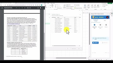 A Quick Tutorial: Load Data Table from PDF to Excel #excel #pdf #extraction