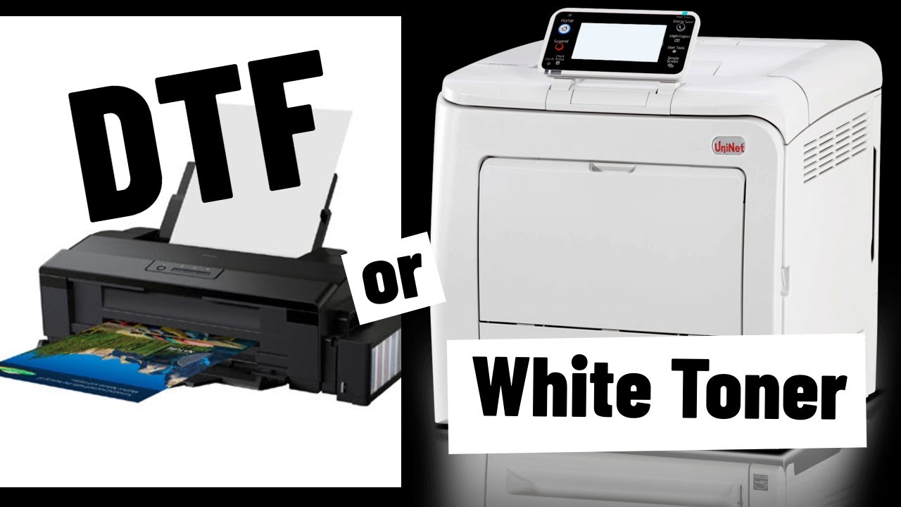 Direct to Film (DTF) Compared to White Toner Laser Printers - DTF