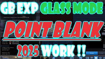 SCRIPT GB EXP POINT BLANK ZEPETTO 2025 GLASS MODE (WORK!!!!)