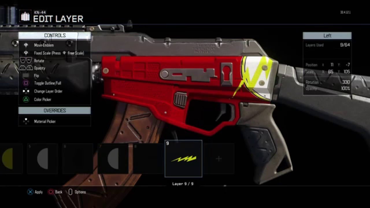 Call of Duty®: Black Ops III The Flash paintshop gun emblem quick and easy tutorial