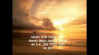 Refuah shleimah!!Baruch Levine - Medicina - ISRAEL-SHALOM-ISRAEL chords