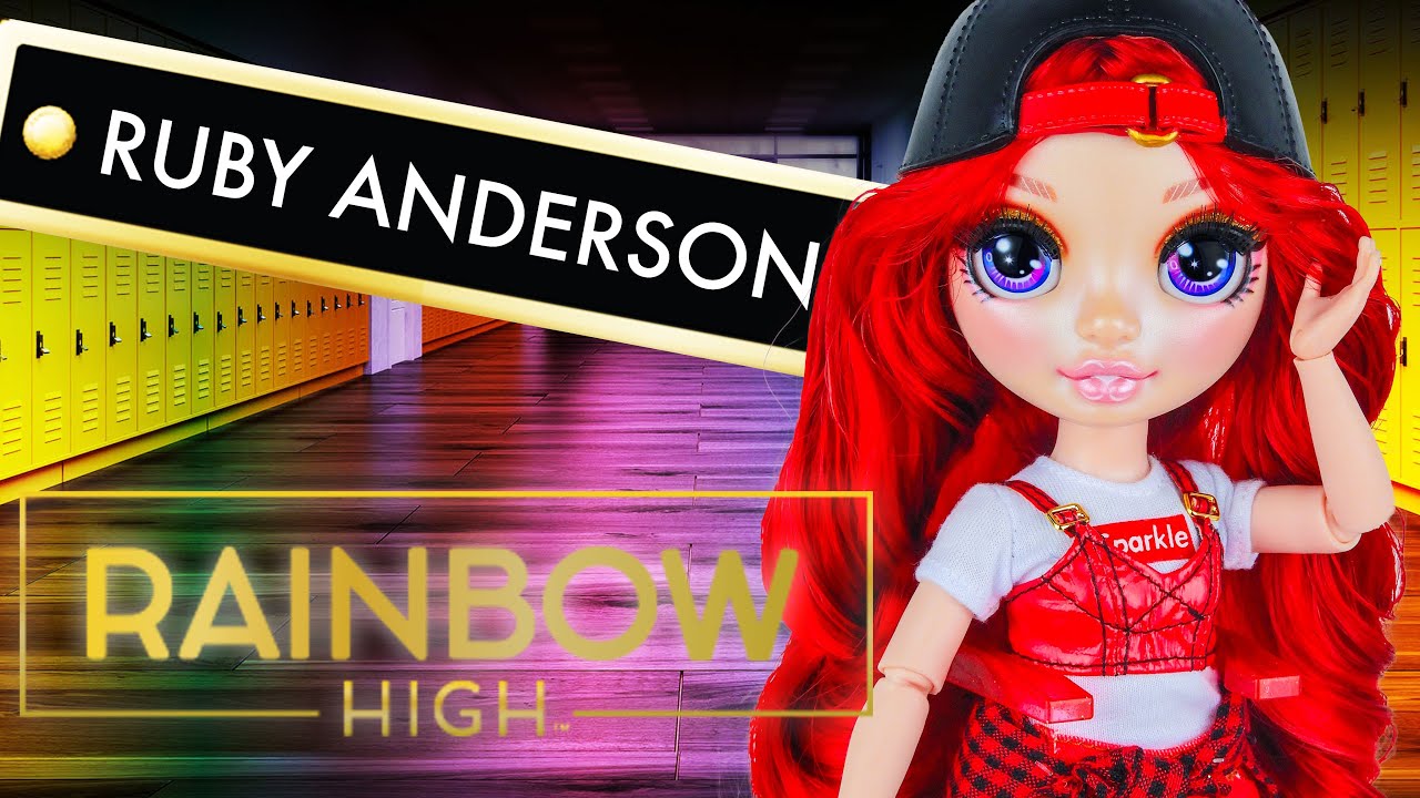 Rainbow High Cheer Doll Unboxing Ruby Anderson + Rainbow High Series 1 