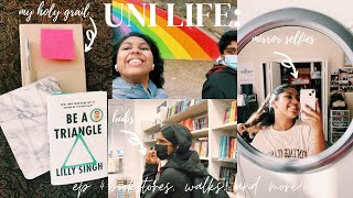 uni vlog: bookstores, walks, and more!