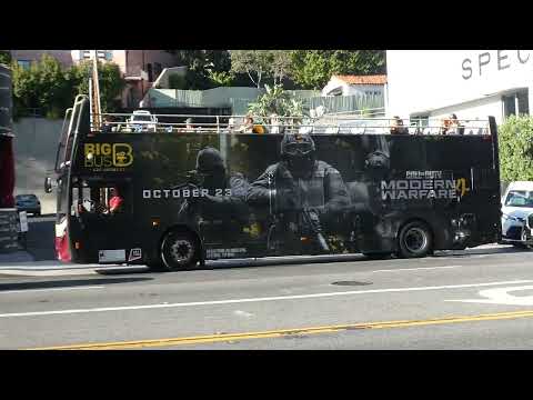 Call of Duty Modern Warfare Bus Billboard Sunset Blvd Los Angeles California September 22, 2026