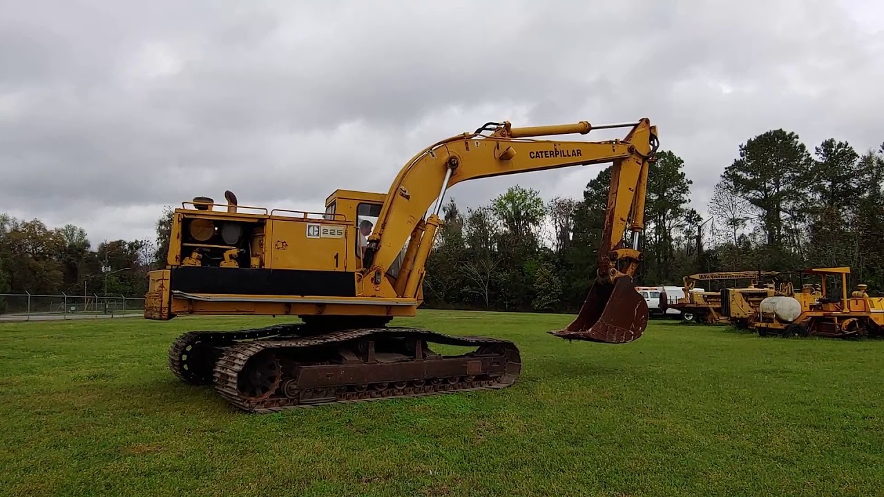 1979 Caterpillar 225 excavator YouTube