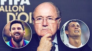 The day FIFA's president attacked Cristiano Ronaldo and paid tribute to Lionel Messi | Oh My Goal