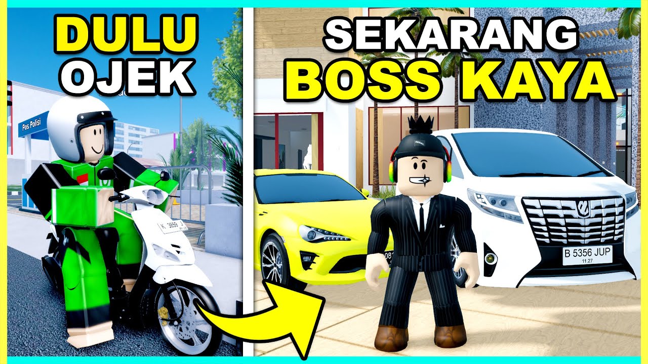 Dulu TUKANG OJEK, Sekarang JADI PENGUSAHA dan KAYA!! (Roblox CDID RDID 🏡RP)
