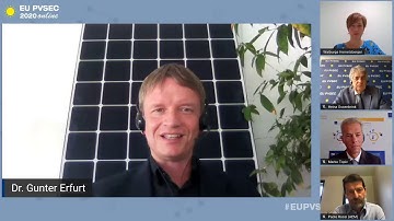 EU PVSEC 2020 Opening Session Part Three