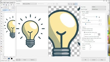 MENGUBAH GAMBAR BITMAP MENJADI VEKTOR | Tutorial Corel Draw X7