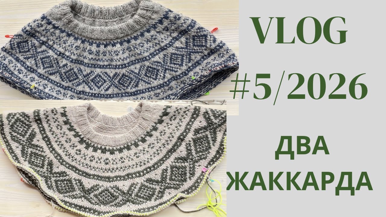Влог #5/2026 Два жаккарда и лошадь 