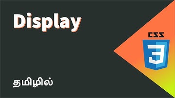 CSS Display Property Explained in Tamil