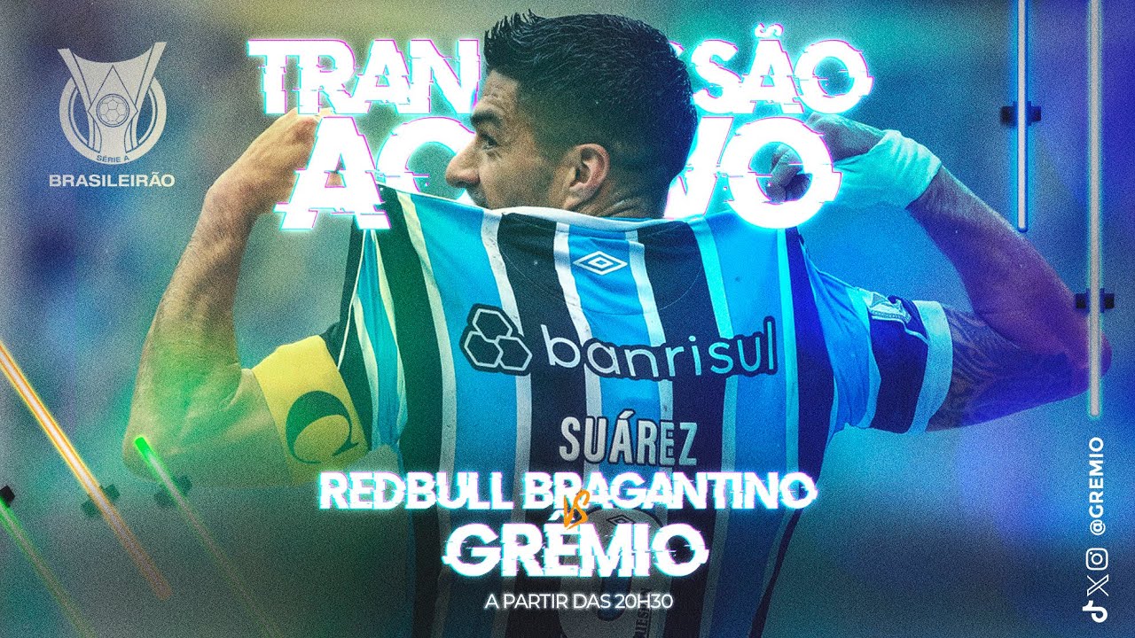 Bragantino x Grêmio: onde assistir à partida do Campeonato Brasileiro