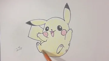 ポケモンイラスト 可愛いピカチュウの描き方 Mp3