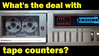 What's the deal with cassette tape counters?