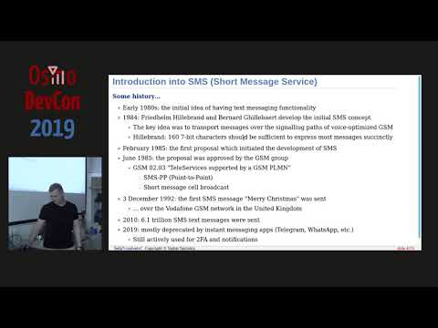 OsmoDevCon 2019 - External SMS interface: SMS over GSUP