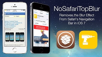 NoSafariTopBlur: Removes the Blur Effect From Safari