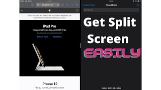 How to enable split screen on iPad